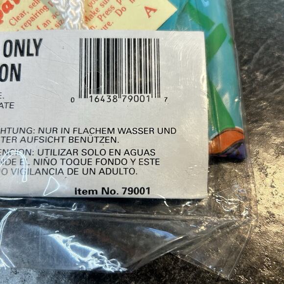 Seaside Kids Fun Surfer With Rope Float For Children Inflatable VTG Vinyl 79001 - Picture 5 of 5